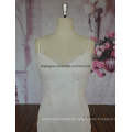 Sexy V-Ausschnitt Spitze Applique Made in China Engel Bridal Factory Brial Kleid